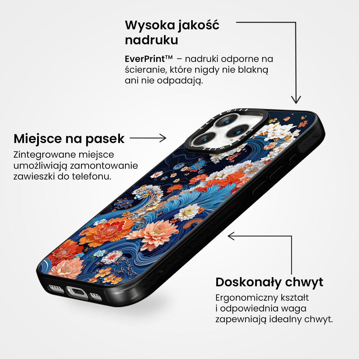 Floral Wave - Etui