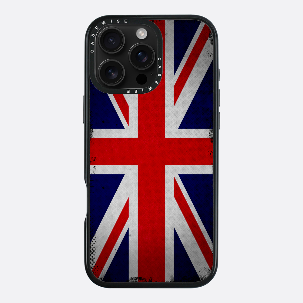Flaga Wielkiej Brytanii w stylu grunge - Etui