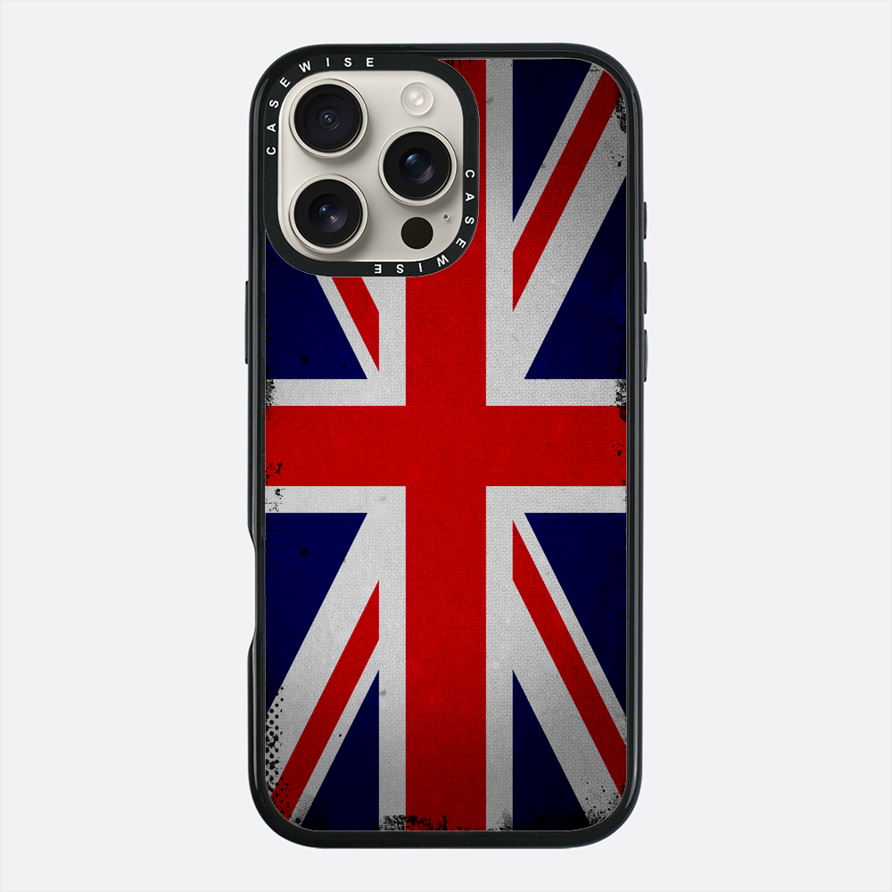 Flaga Wielkiej Brytanii w stylu grunge - Etui