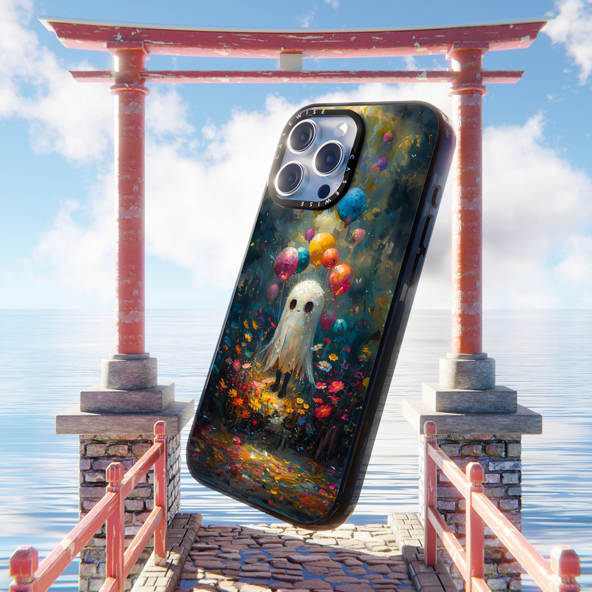 Happy Balloon Ghost - Etui