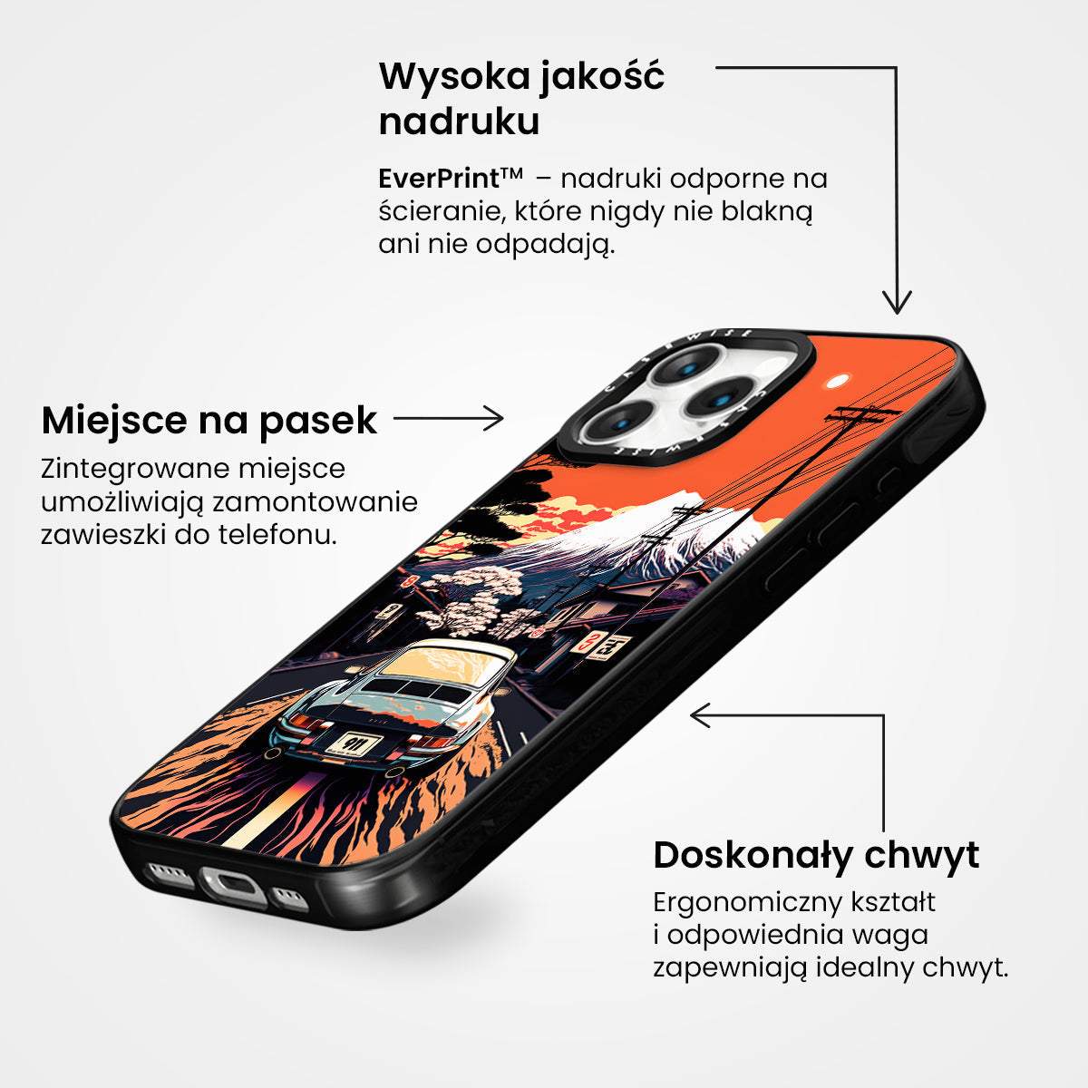 Porsche 911 Retro Painting - Etui