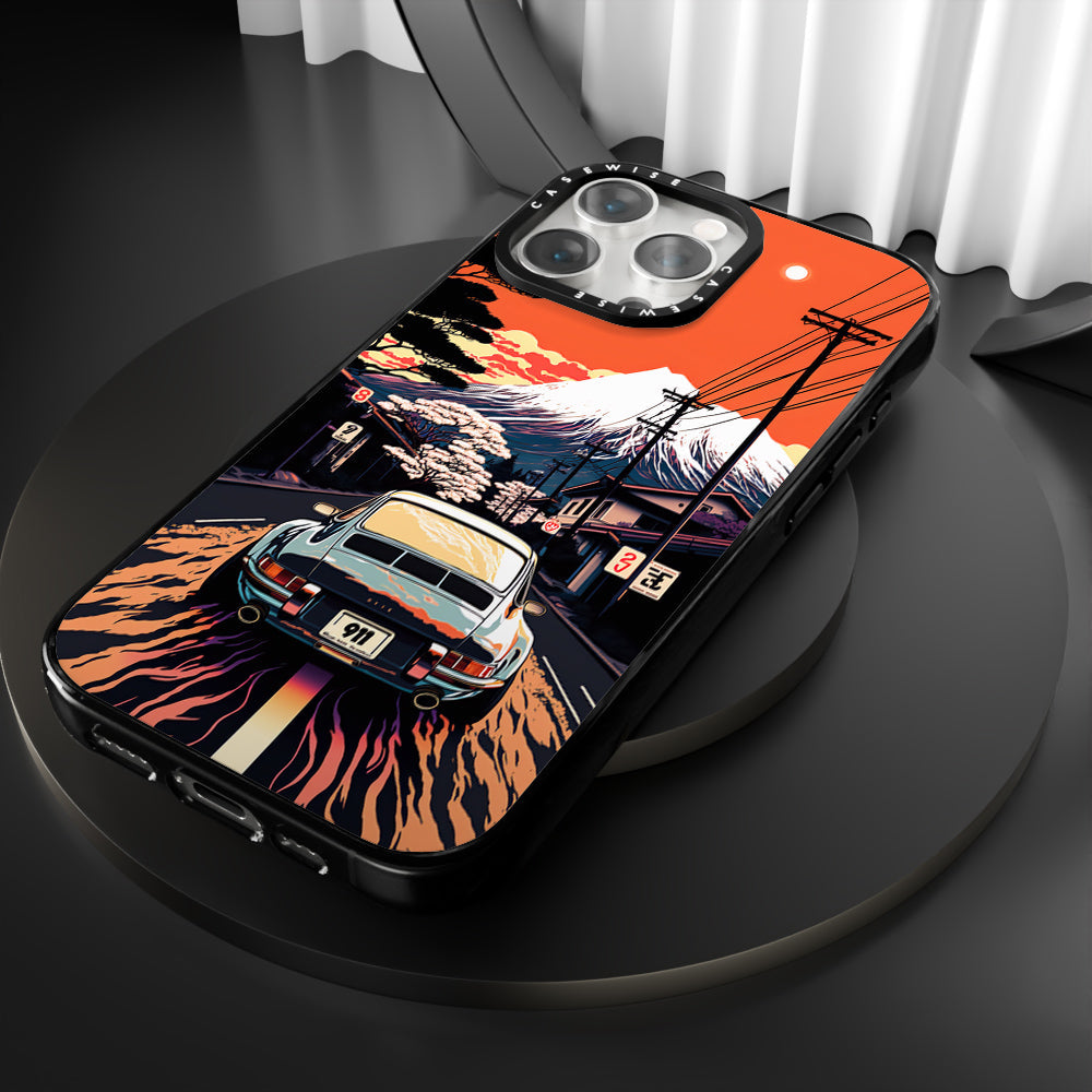 Porsche 911 Retro Painting - Etui