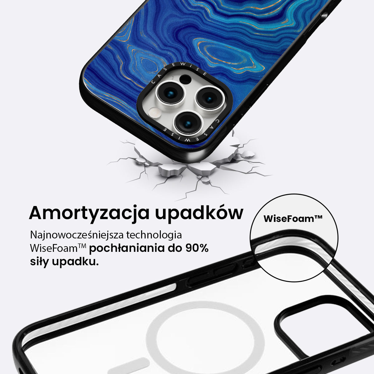Blue Agate Texture 04 - Etui