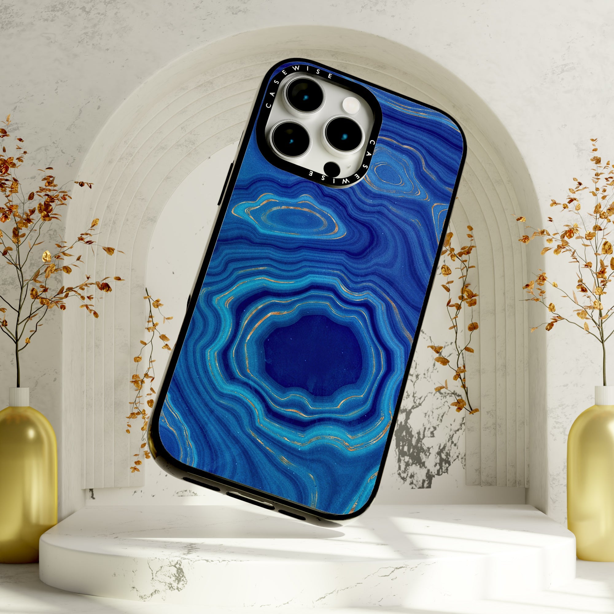 Blue Agate Texture 04 - Etui