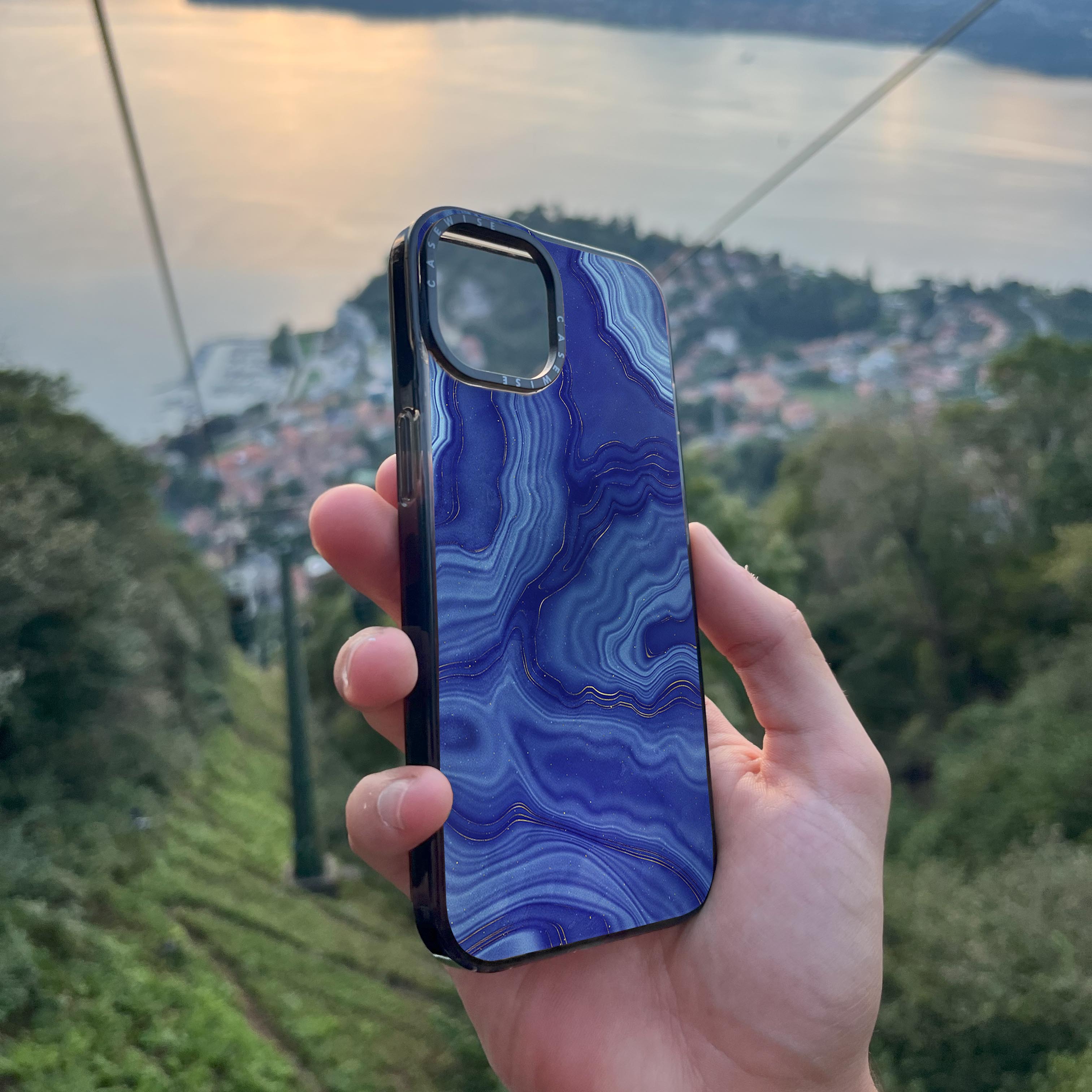 Blue Agate Texture 05 - Etui