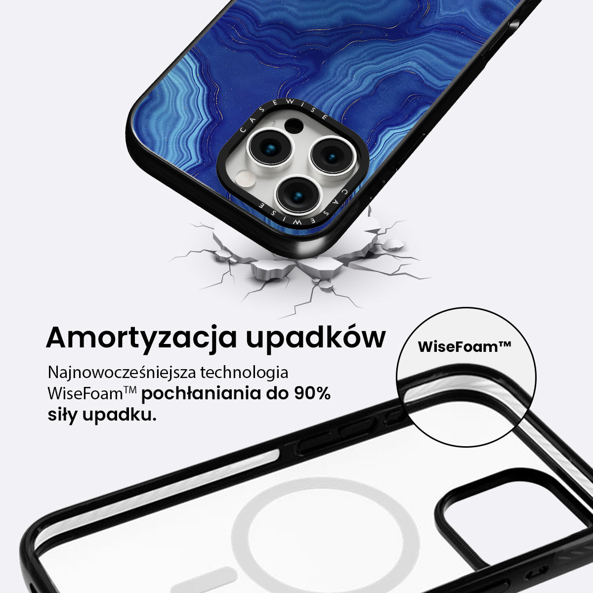 Blue Agate Texture 05 - Etui