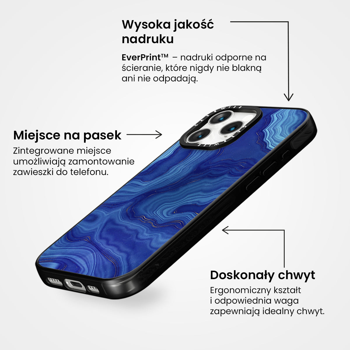 Blue Agate Texture 05 - Etui