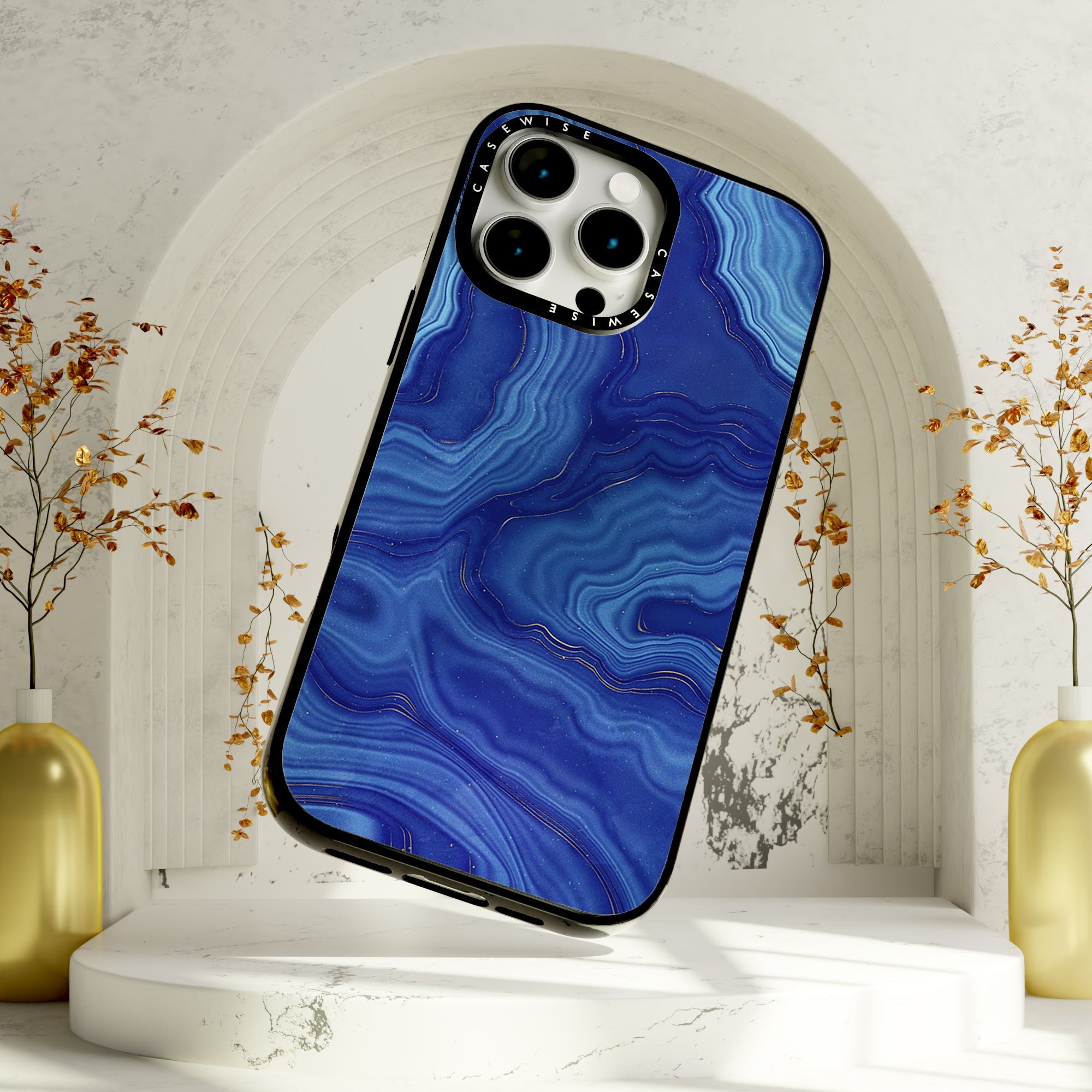 Blue Agate Texture 05 - Etui