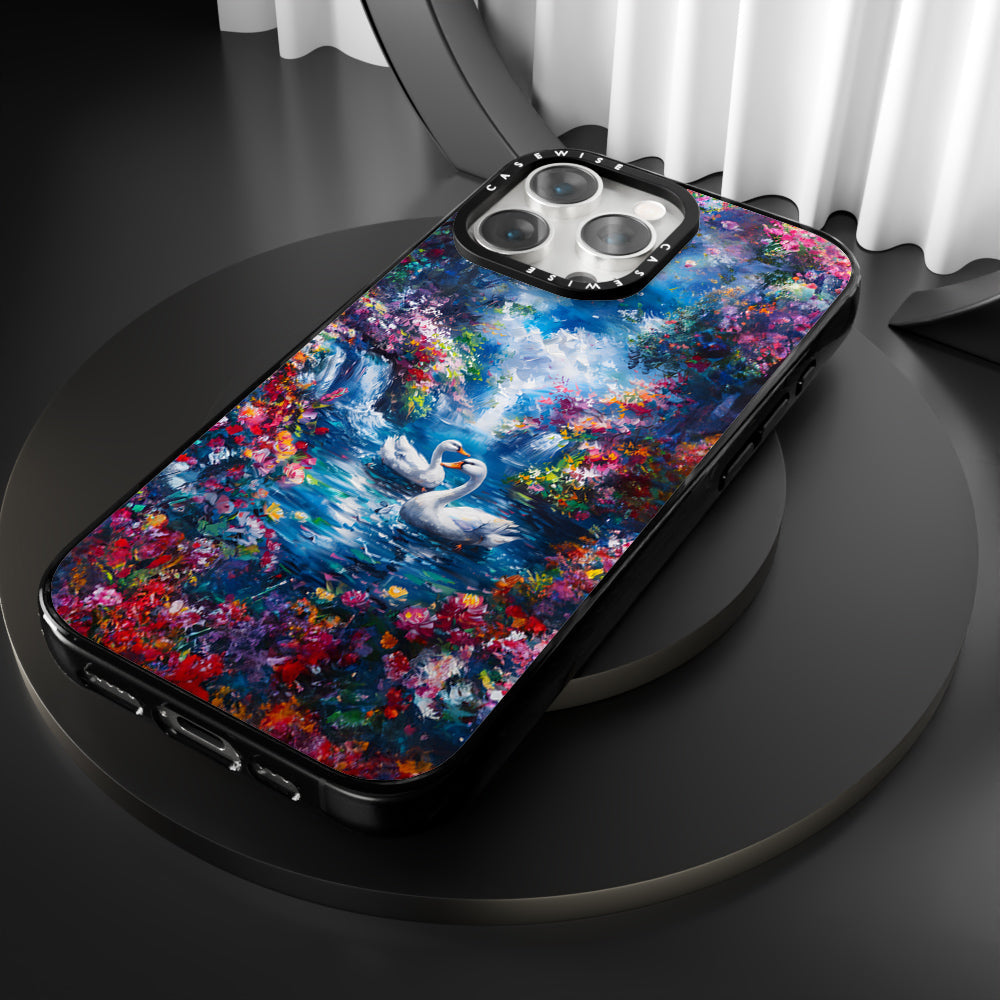 Swans in Colorful Nature - Etui