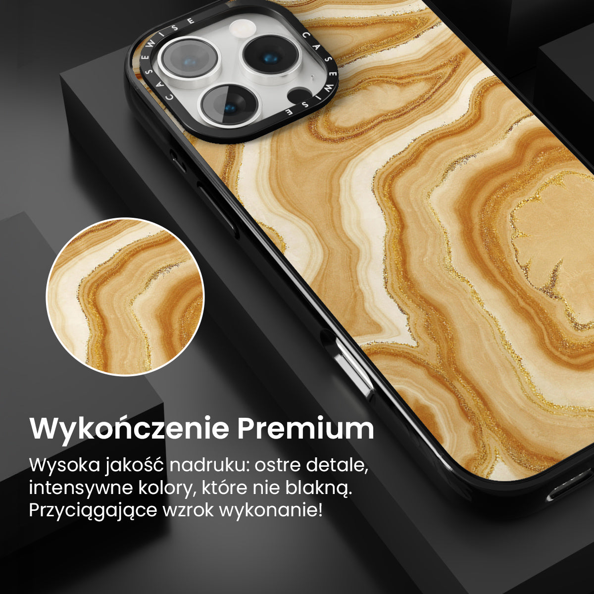 Golden Agate Texture 05 - Etui