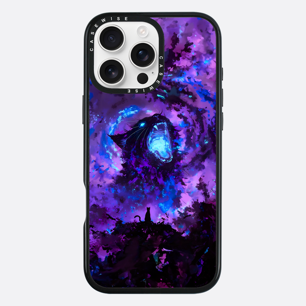 Purple Galaxy Cat - Etui