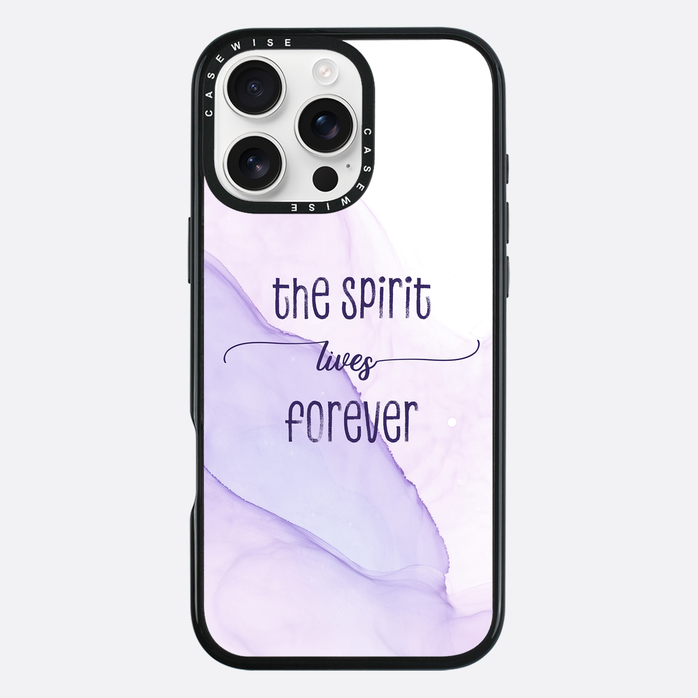 The spirit lives forever | floating colors - Etui