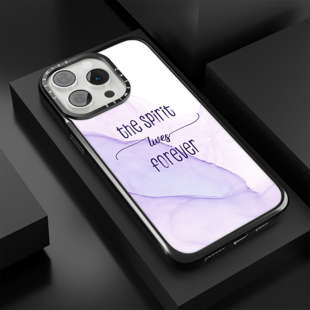 The spirit lives forever | floating colors - Etui
