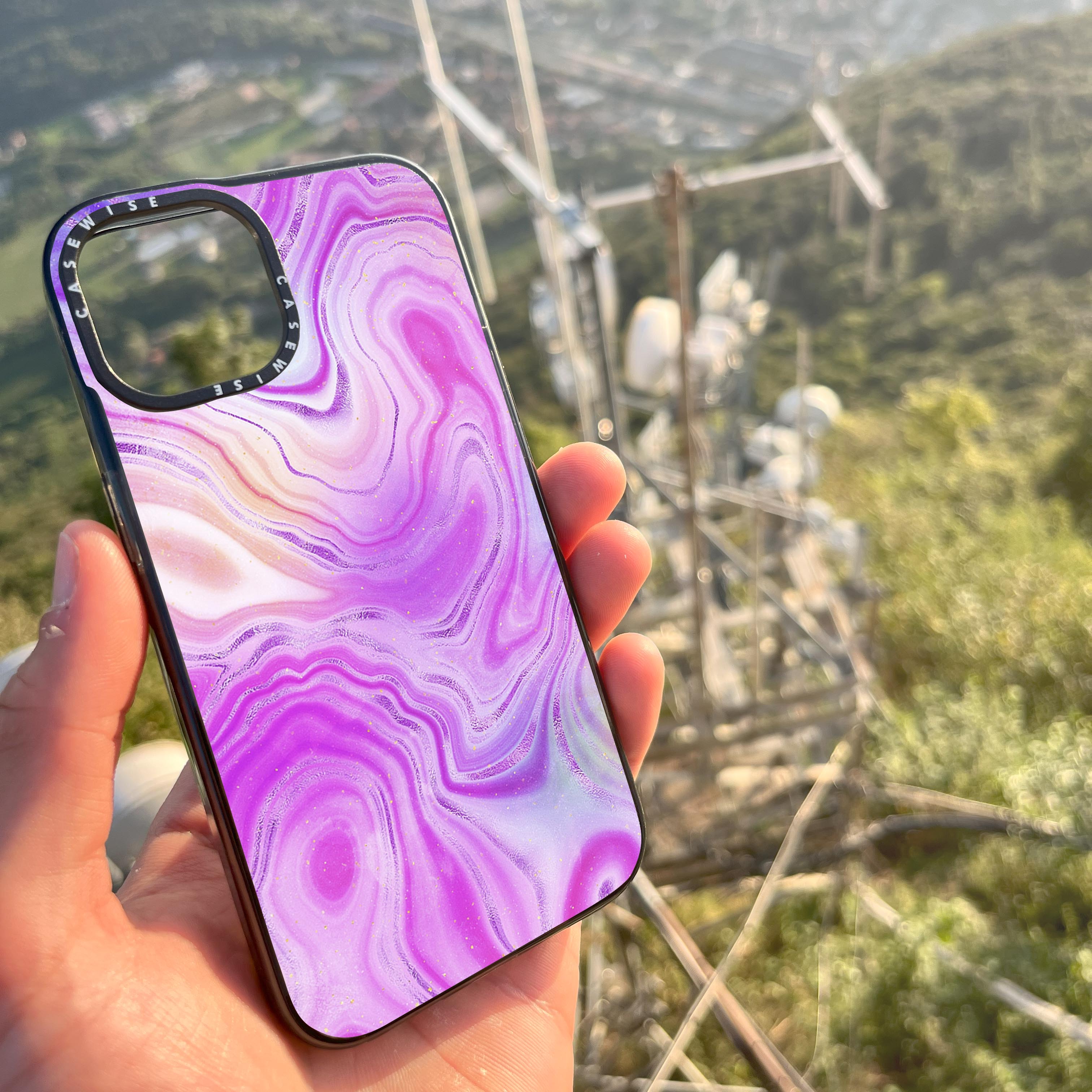 Neon Agate Texture 10 - Etui
