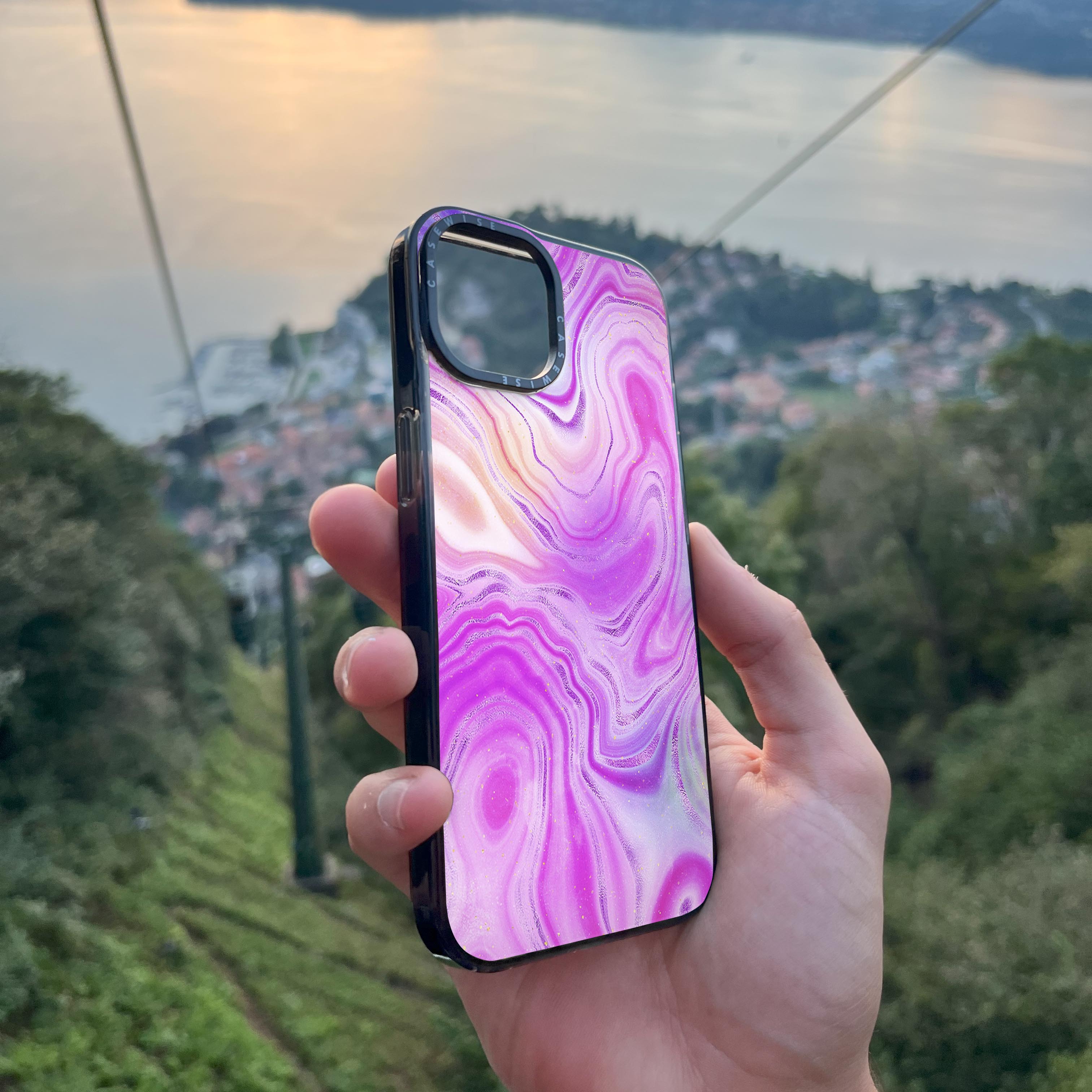 Neon Agate Texture 10 - Etui