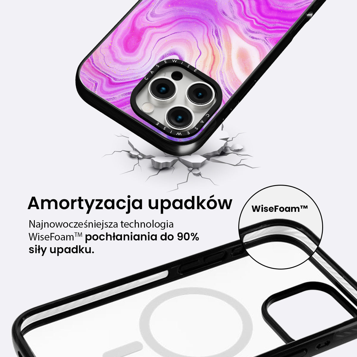 Neon Agate Texture 10 - Etui