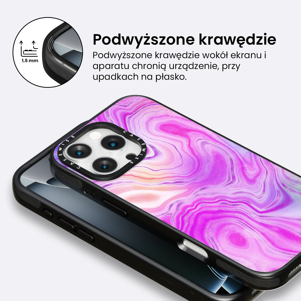 Neon Agate Texture 10 - Etui