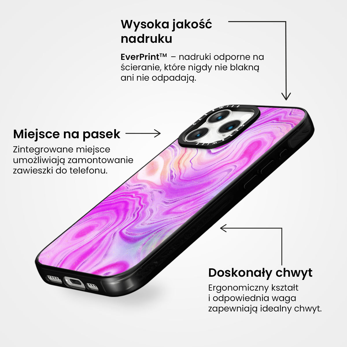 Neon Agate Texture 10 - Etui