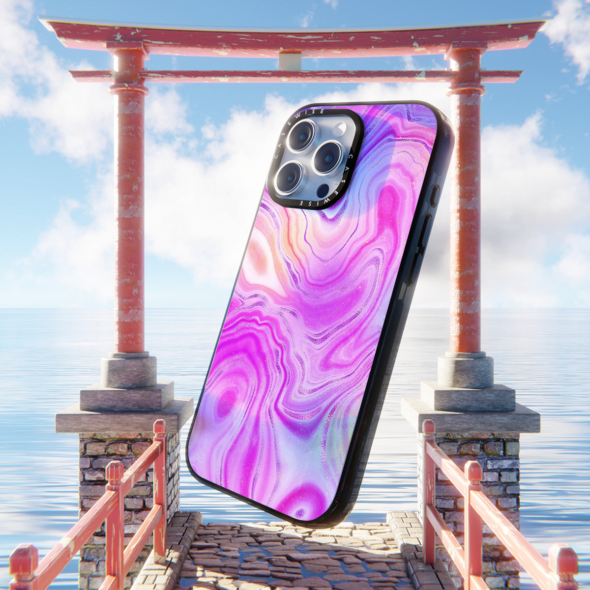 Neon Agate Texture 10 - Etui