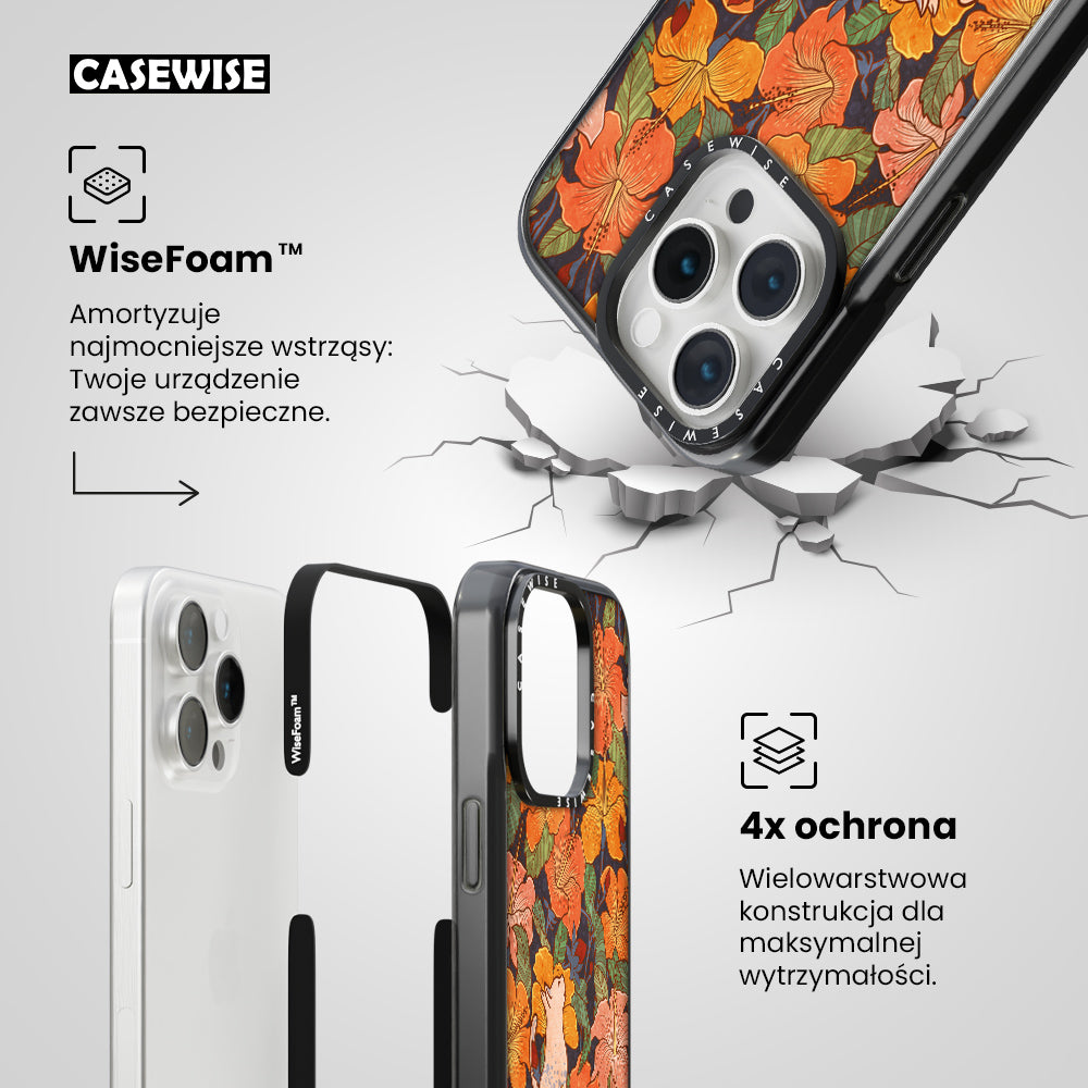 Cat and hibiscus - Etui
