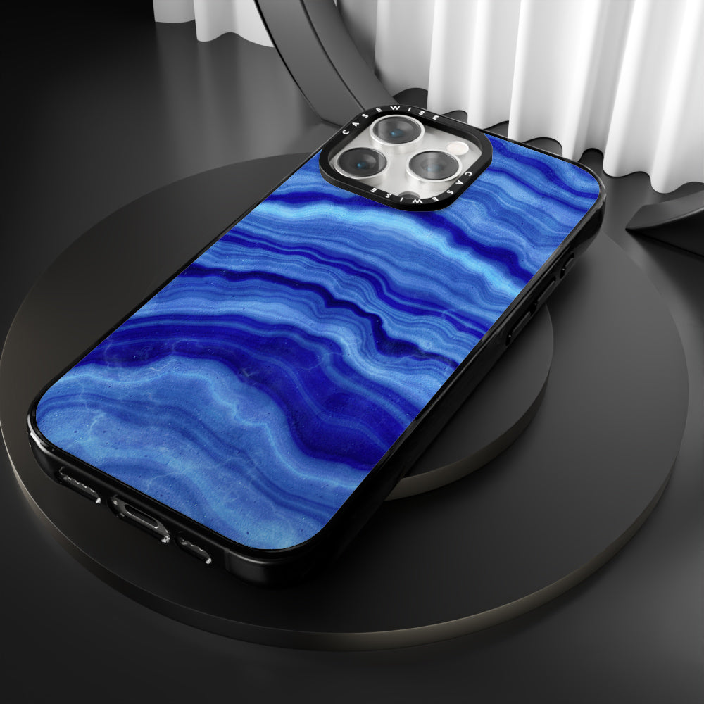 Blue Agate Texture 02 - Etui