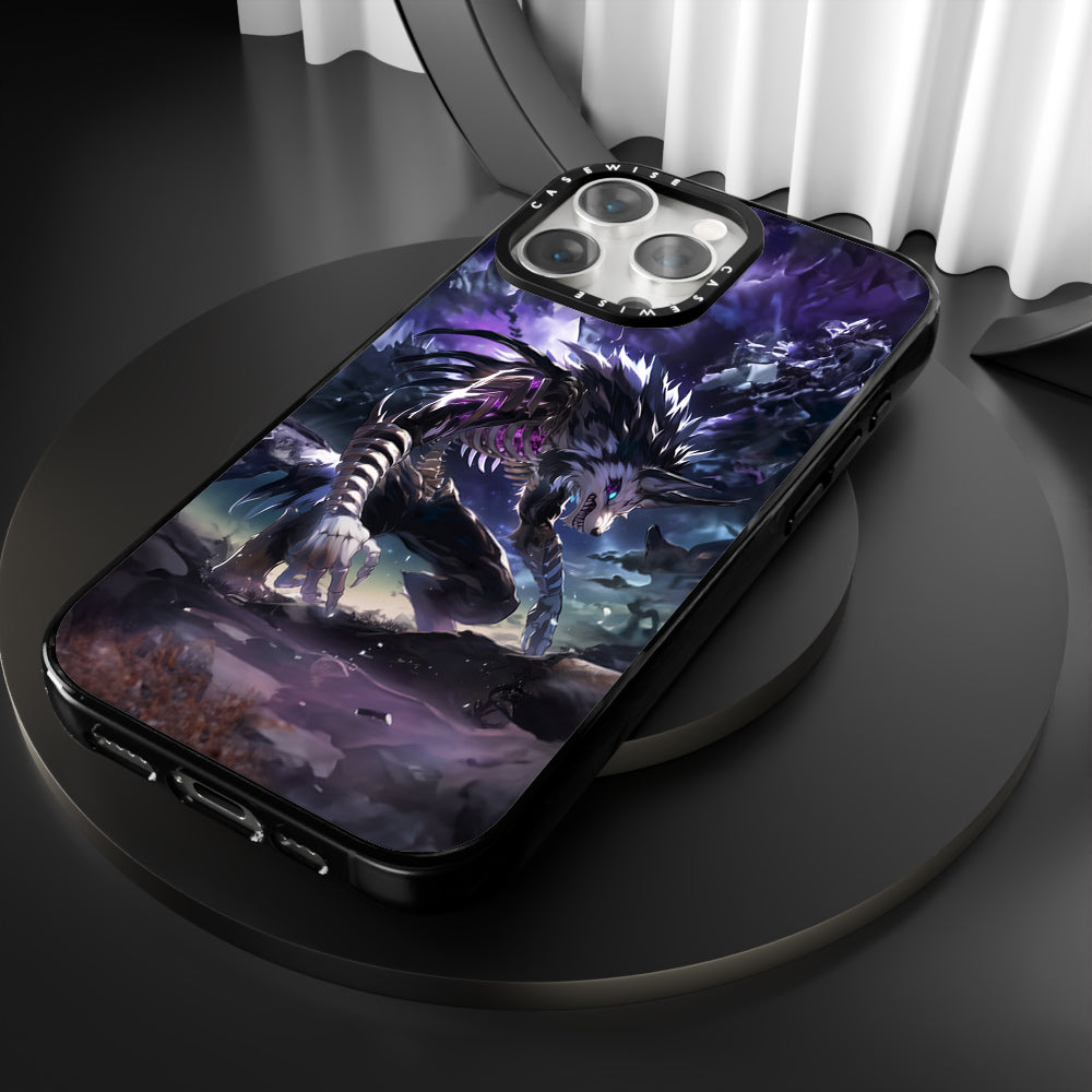 Purple Galaxy Wolf - Etui
