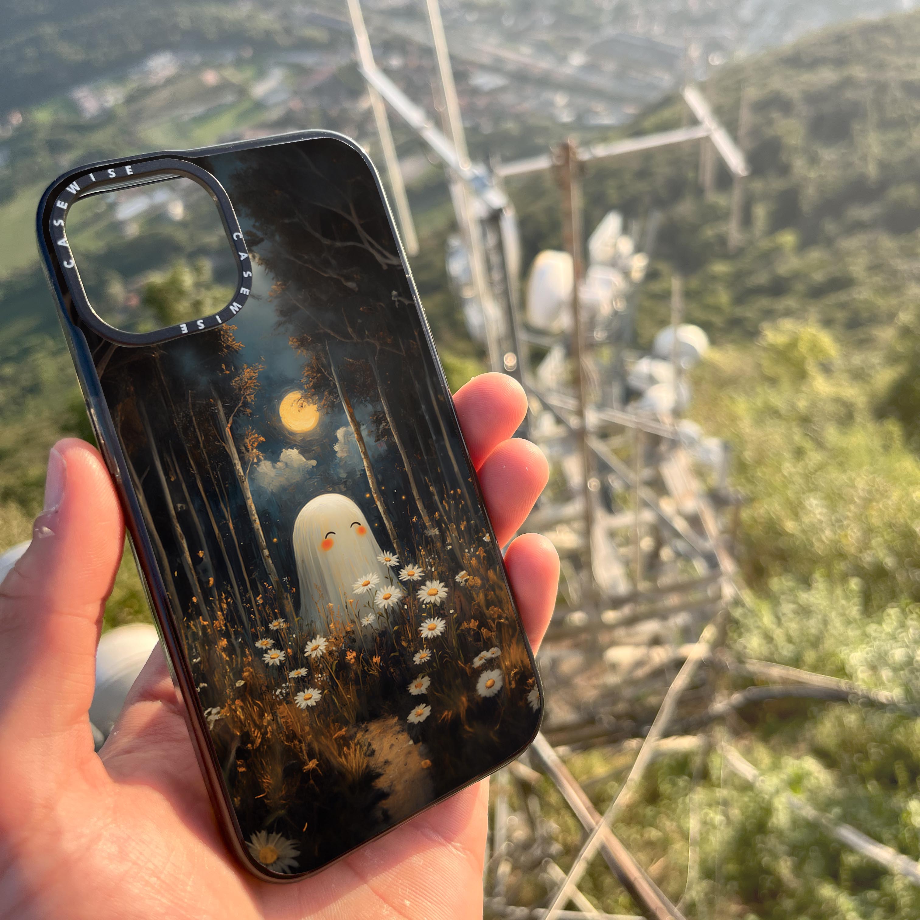 Cute Ghost in Forest Academia - Etui