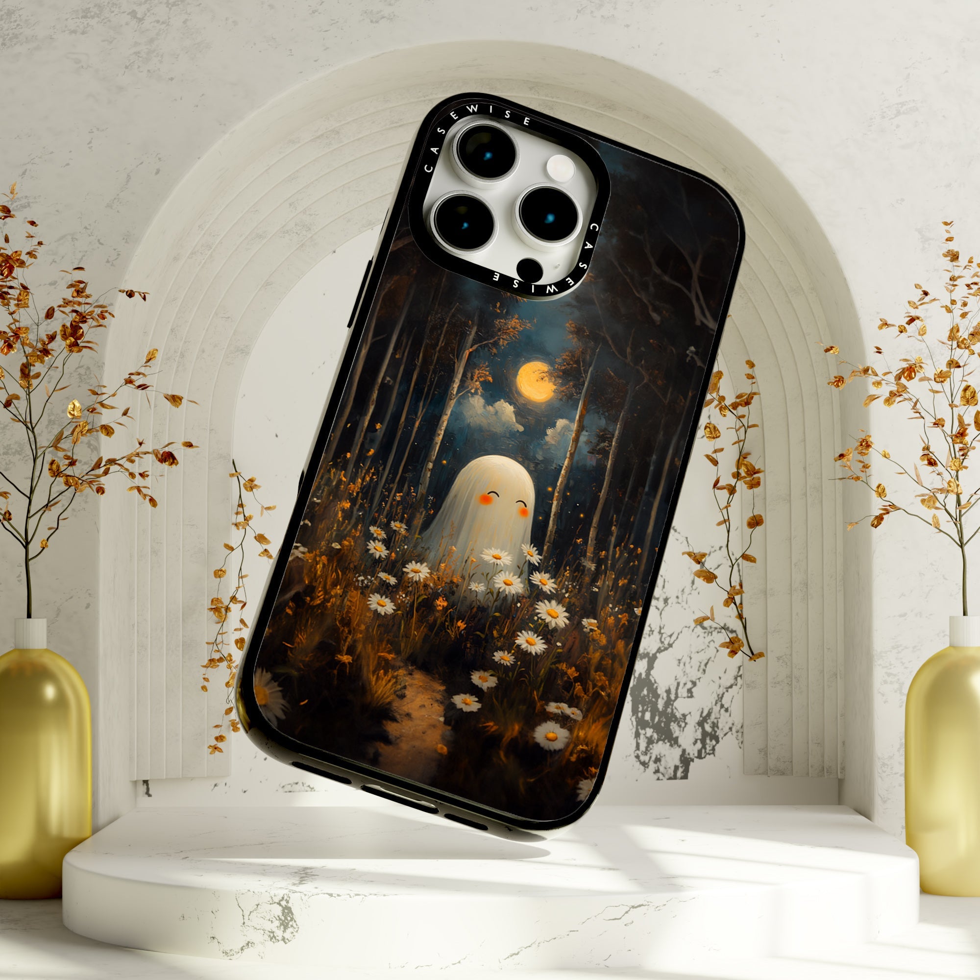 Cute Ghost in Forest Academia - Etui