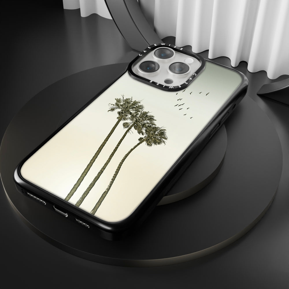 Palm trees & sunset | Vintage - Etui