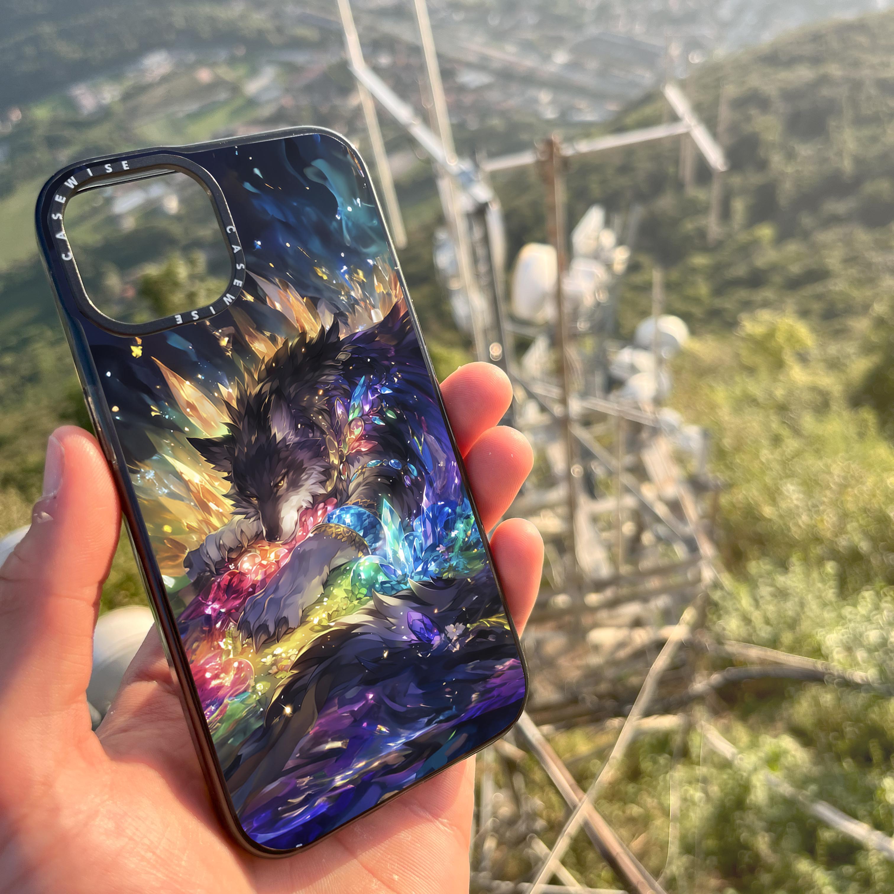 Sleeping Crystal Wolf - Etui