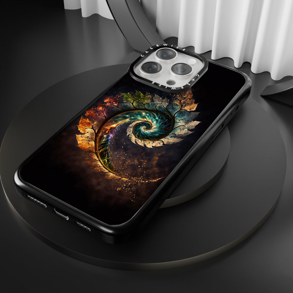 Cosmic Spiral Leaf - Etui