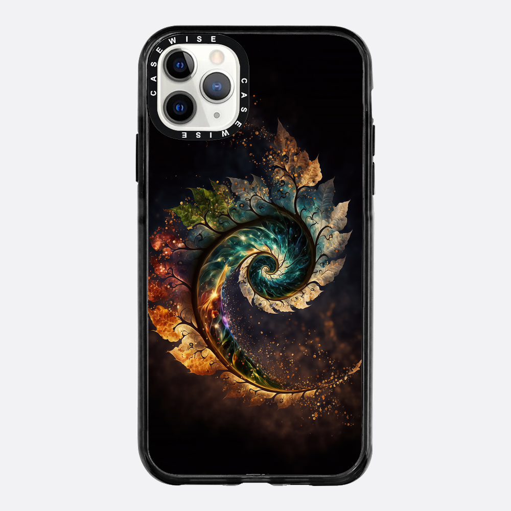 Cosmic Spiral Leaf - Etui