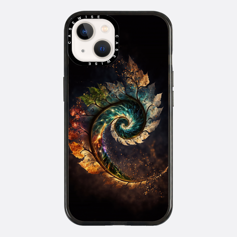 Cosmic Spiral Leaf - Etui