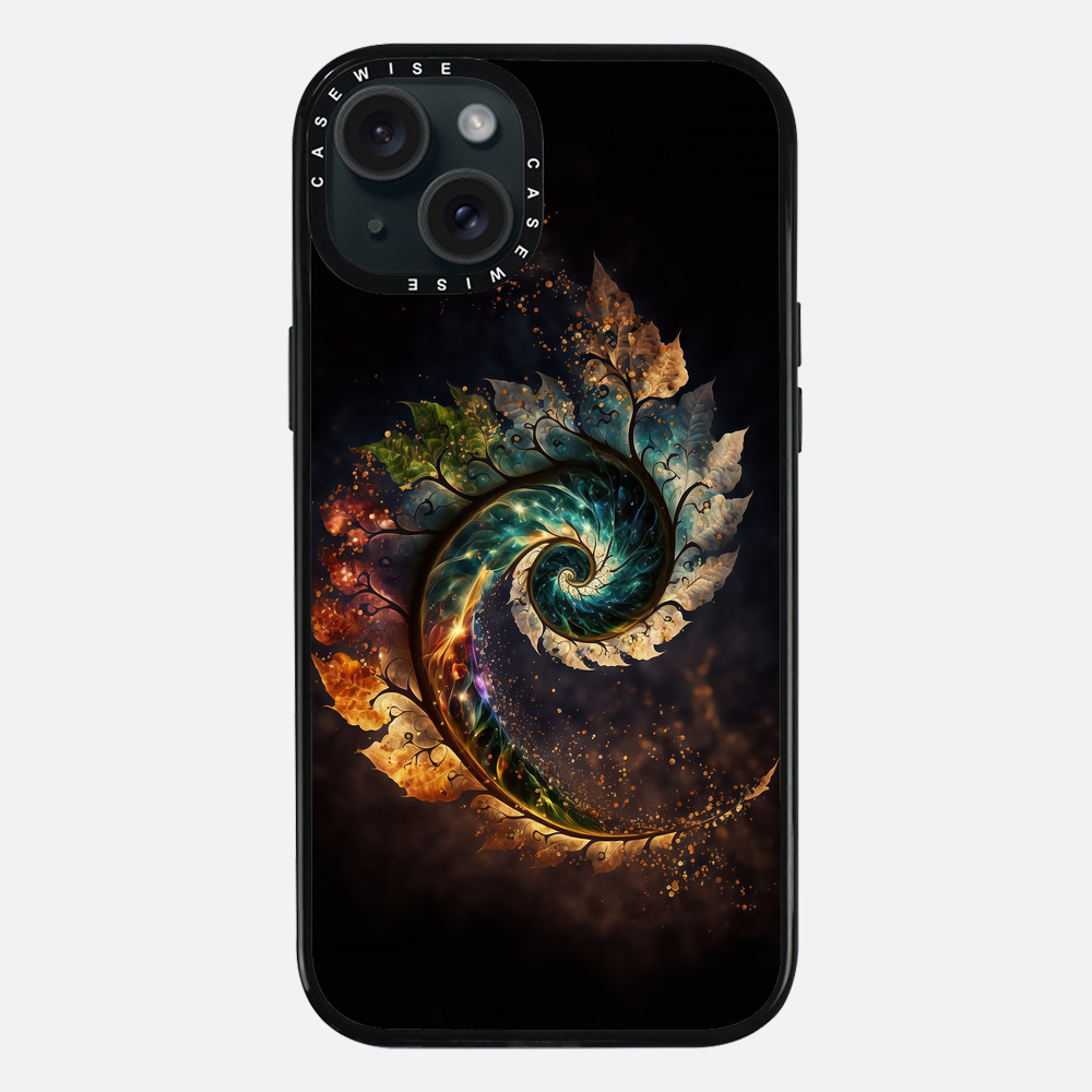 Cosmic Spiral Leaf - Etui