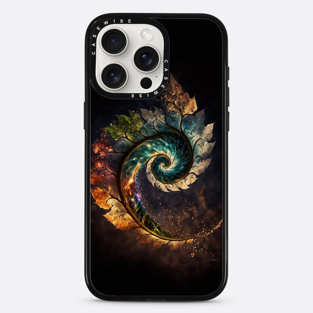 Cosmic Spiral Leaf - Etui