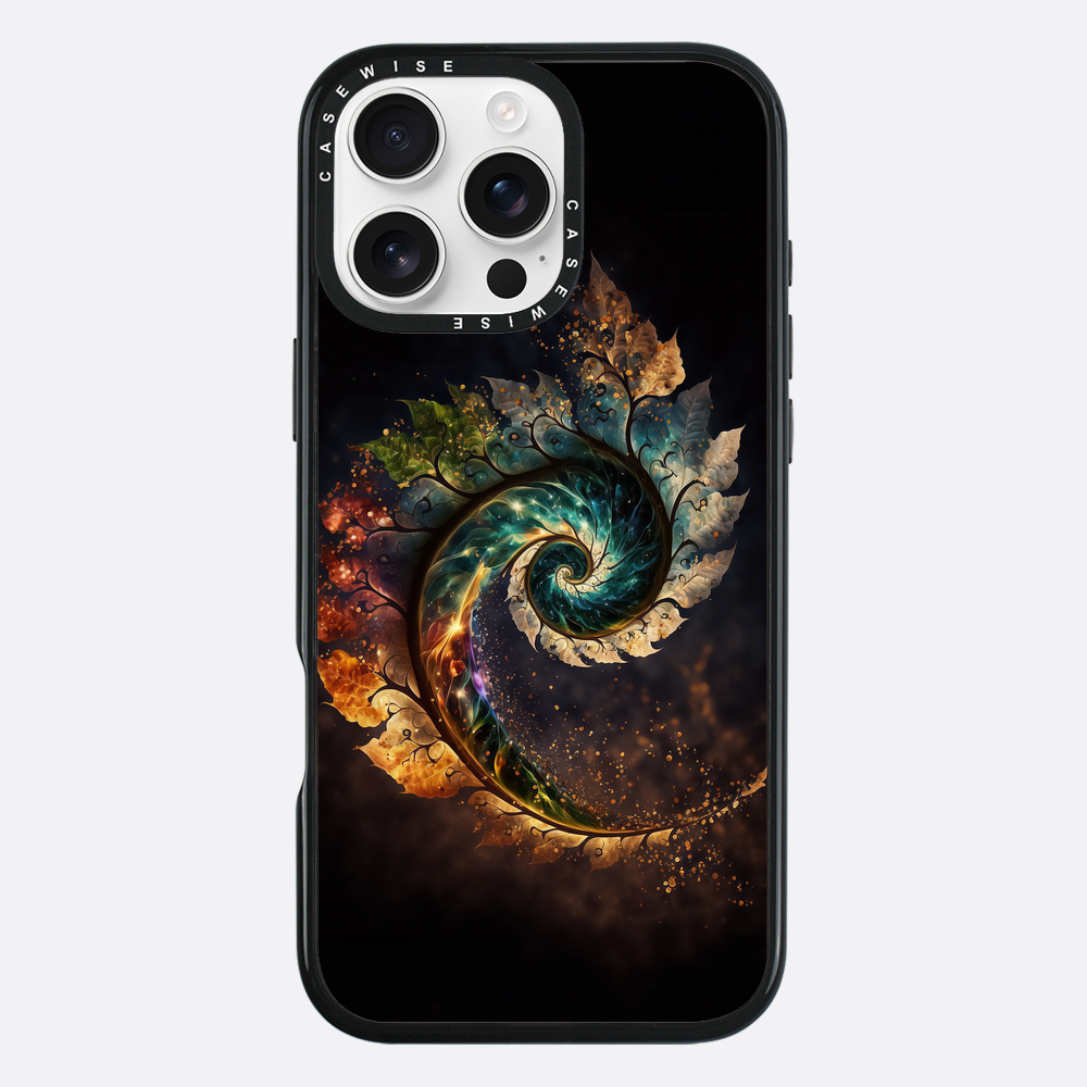 Cosmic Spiral Leaf - Etui