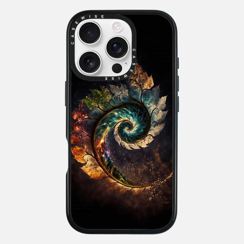 Cosmic Spiral Leaf - Etui