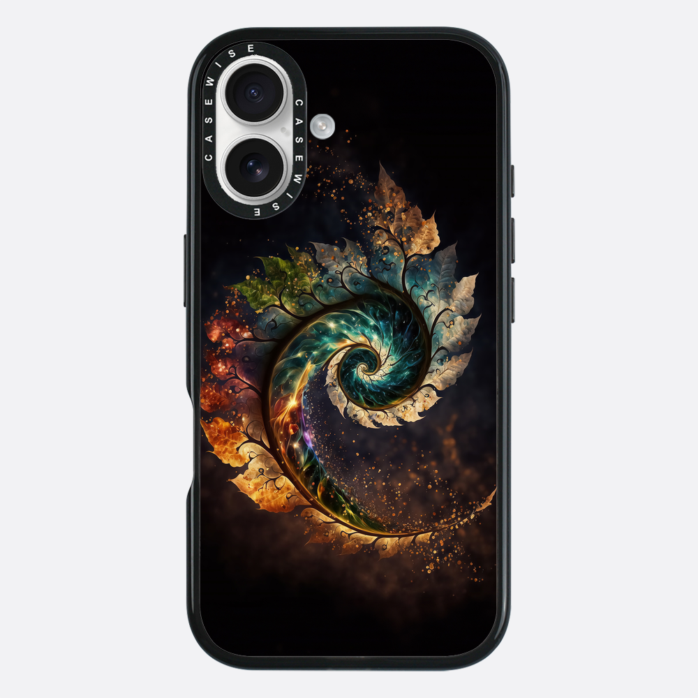 Cosmic Spiral Leaf - Etui