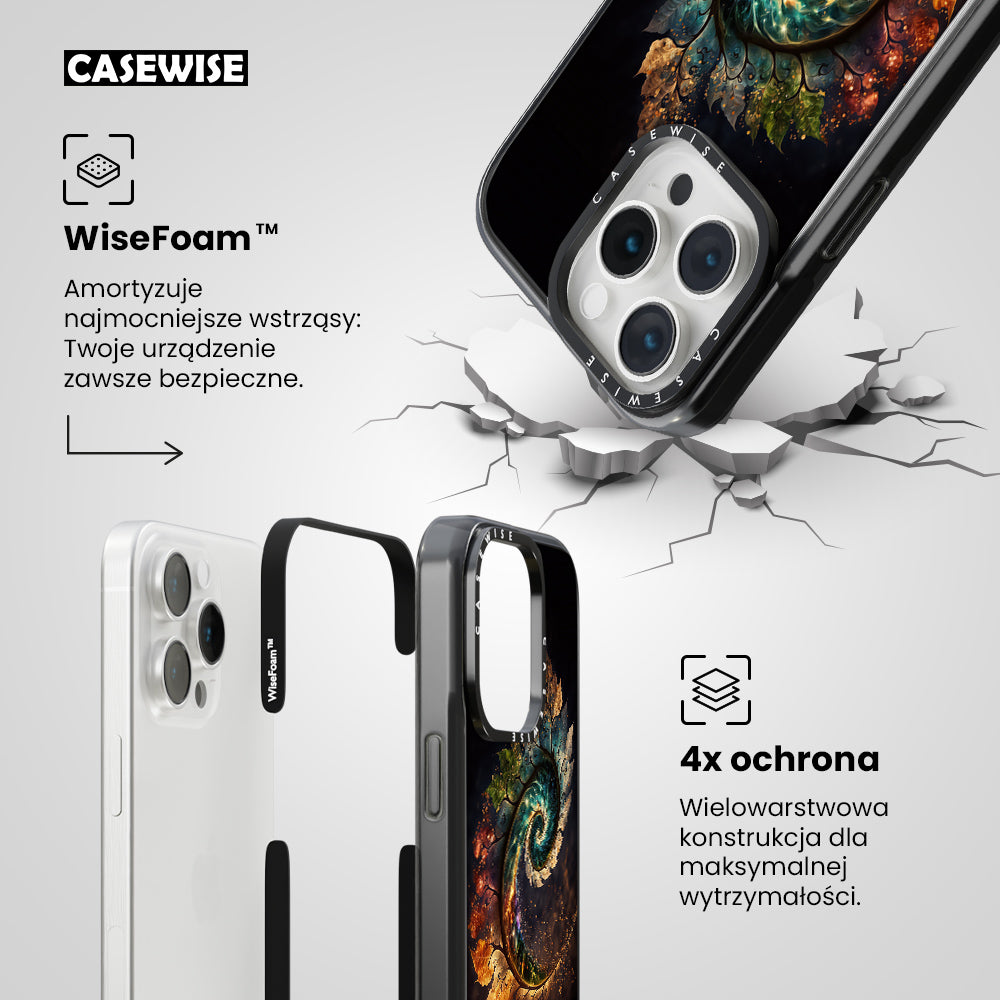 Cosmic Spiral Leaf - Etui