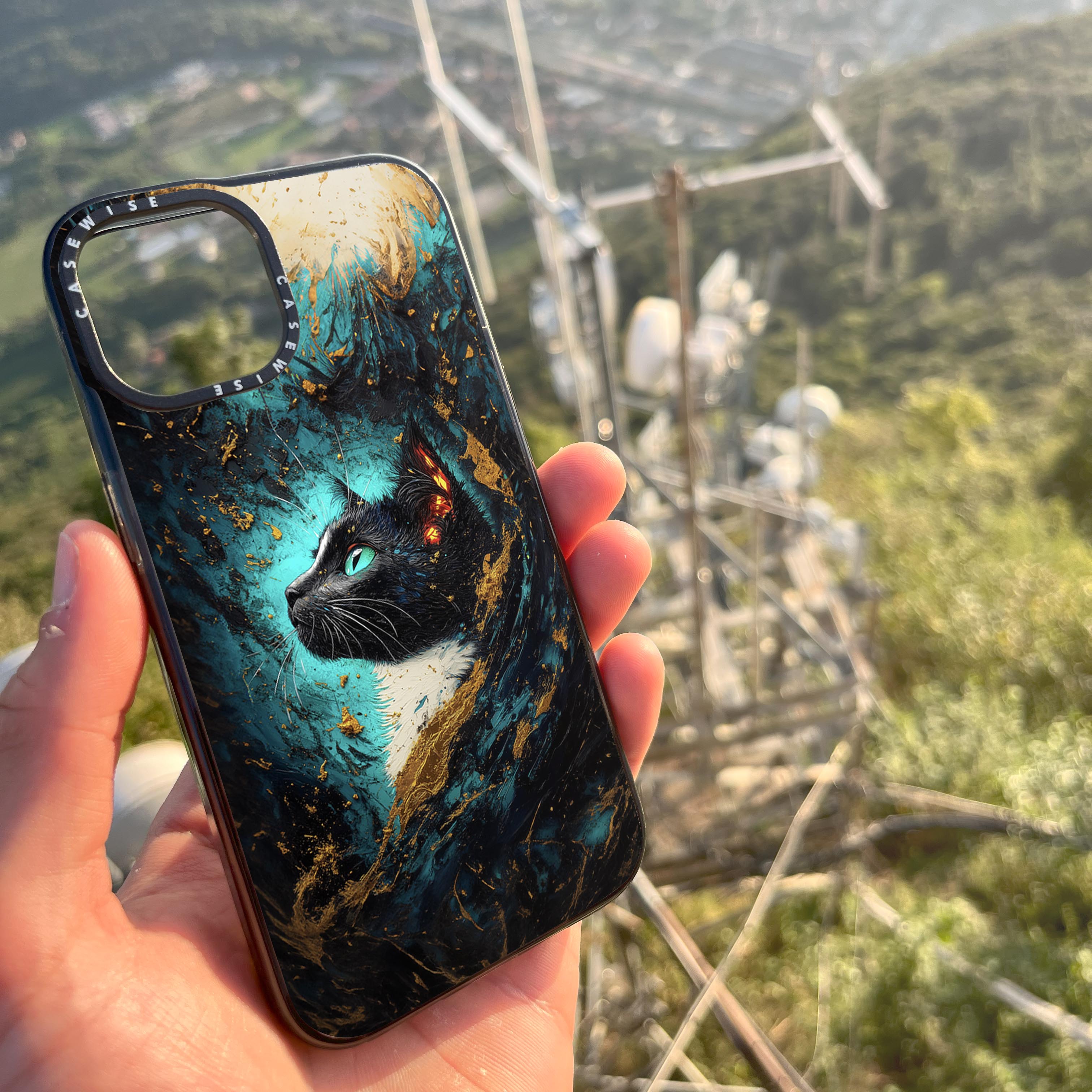 Emerald Flux Cat - Etui