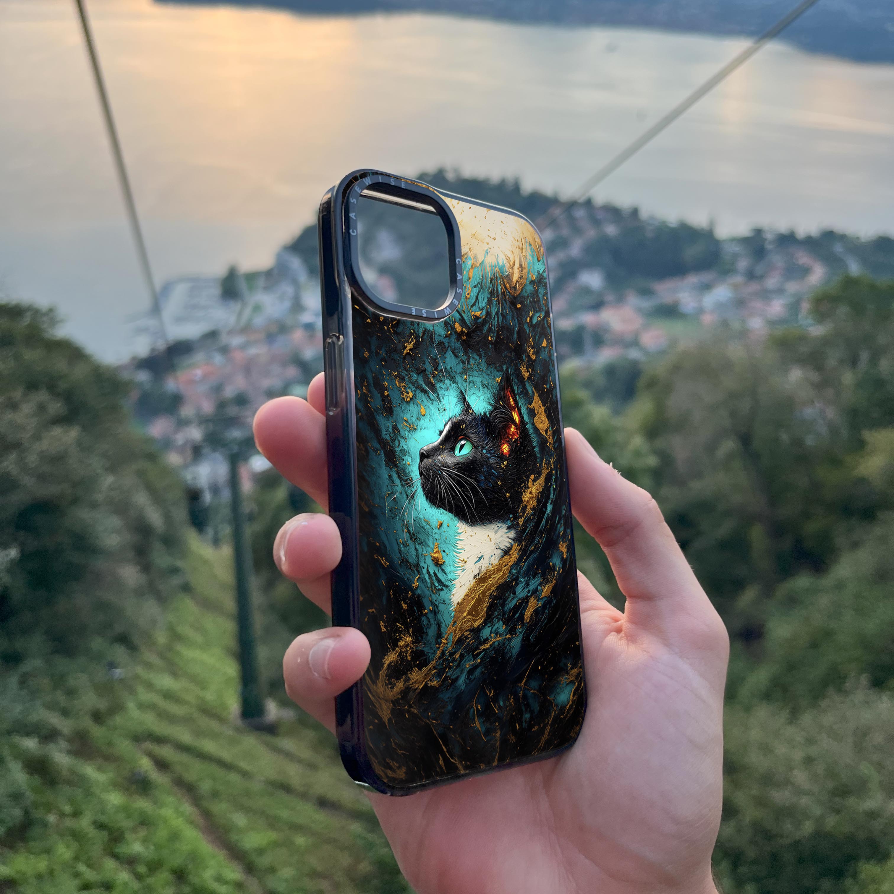 Emerald Flux Cat - Etui
