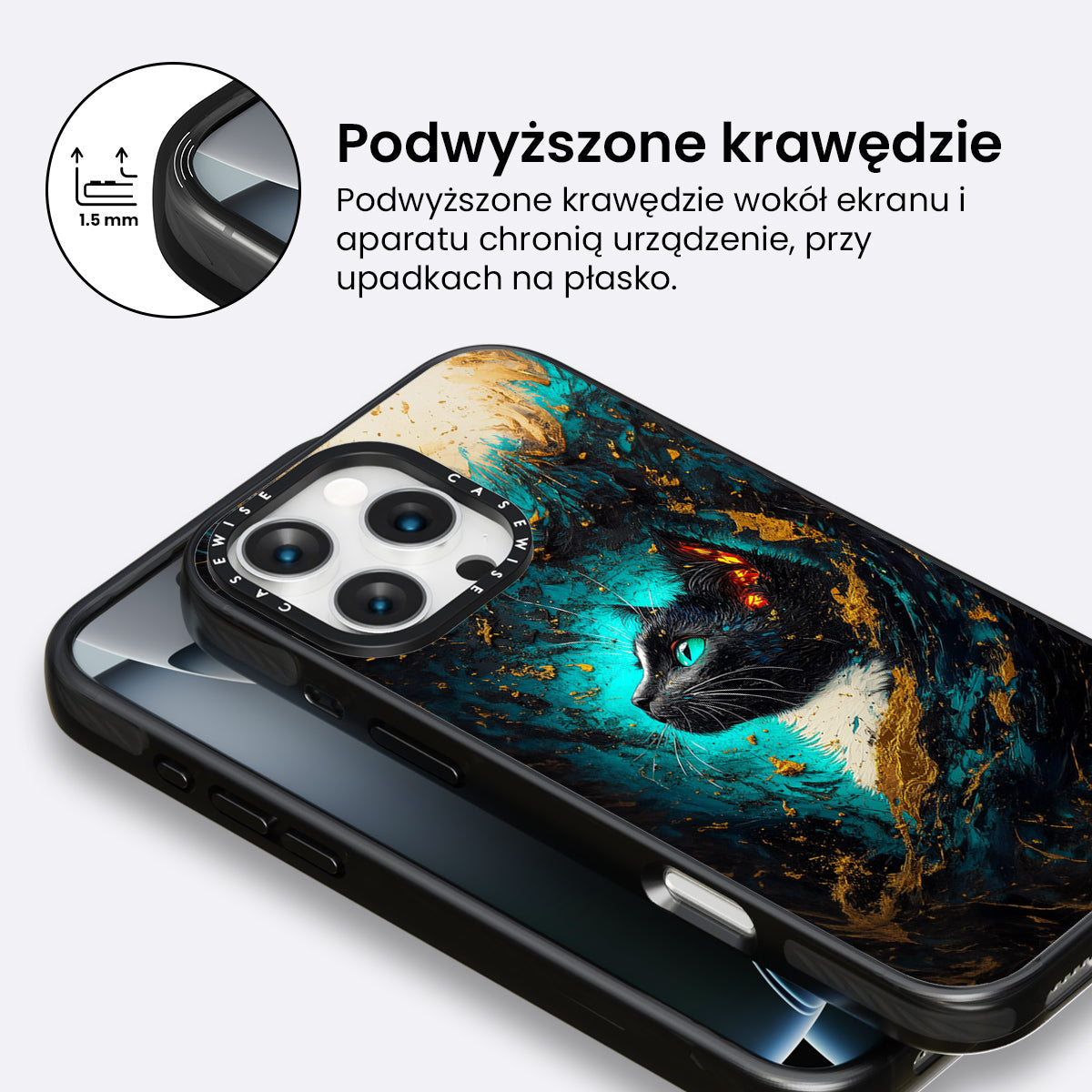 Emerald Flux Cat - Etui