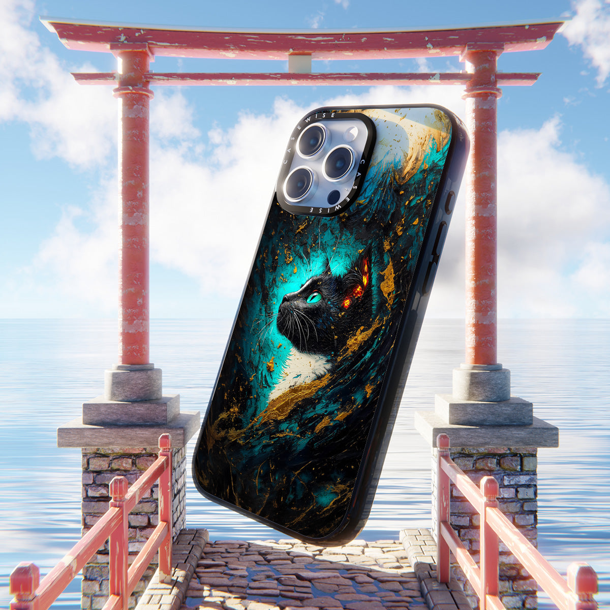 Emerald Flux Cat - Etui