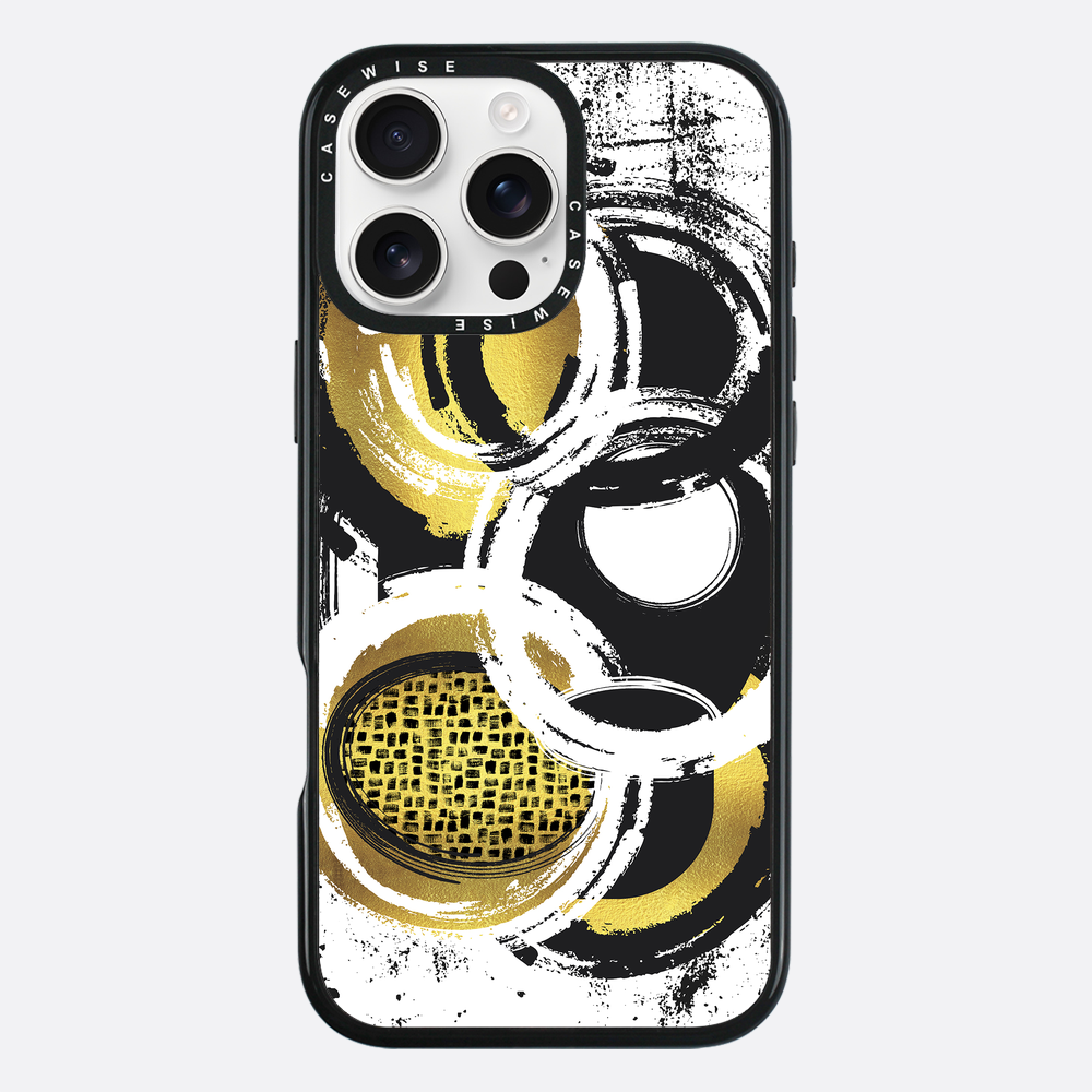 Abstract Painting No. 2 | gold - Etui
