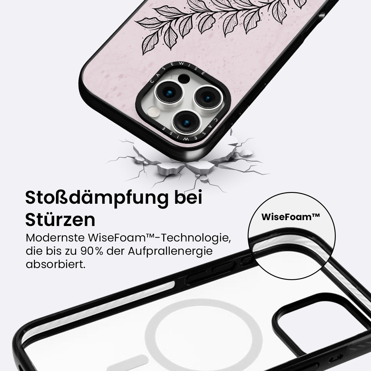 Gałązka różowa - Etui