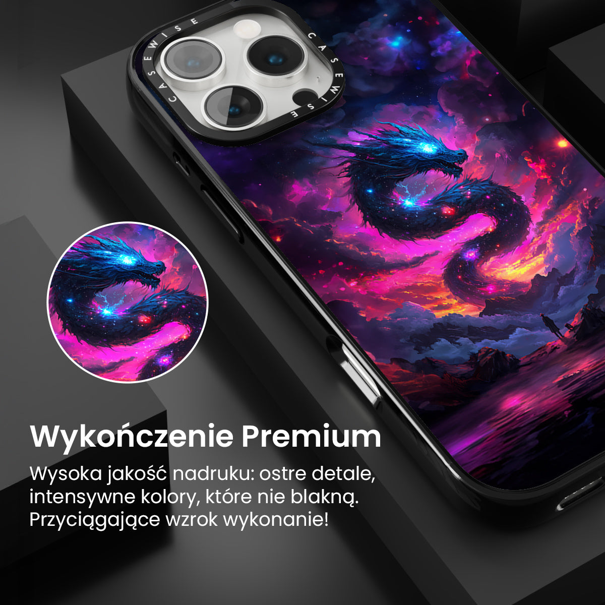 Cosmic Galaxy Dragon - Etui