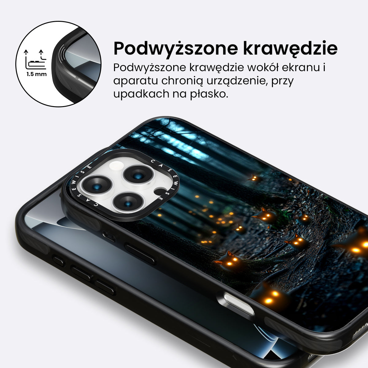 Dark Forest Glowing Eyes - Etui