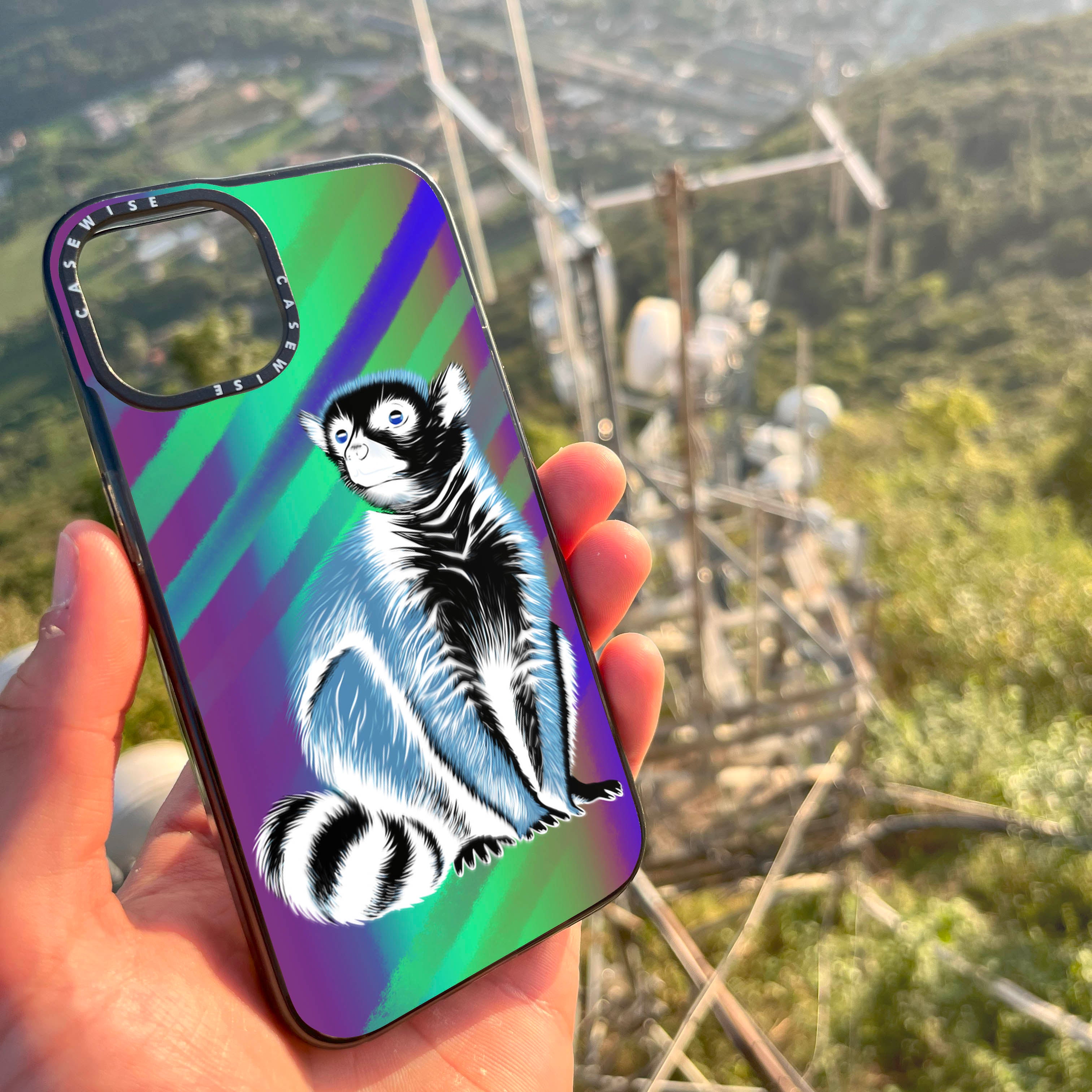 Lemur koroniasty negatyw 2 - Etui