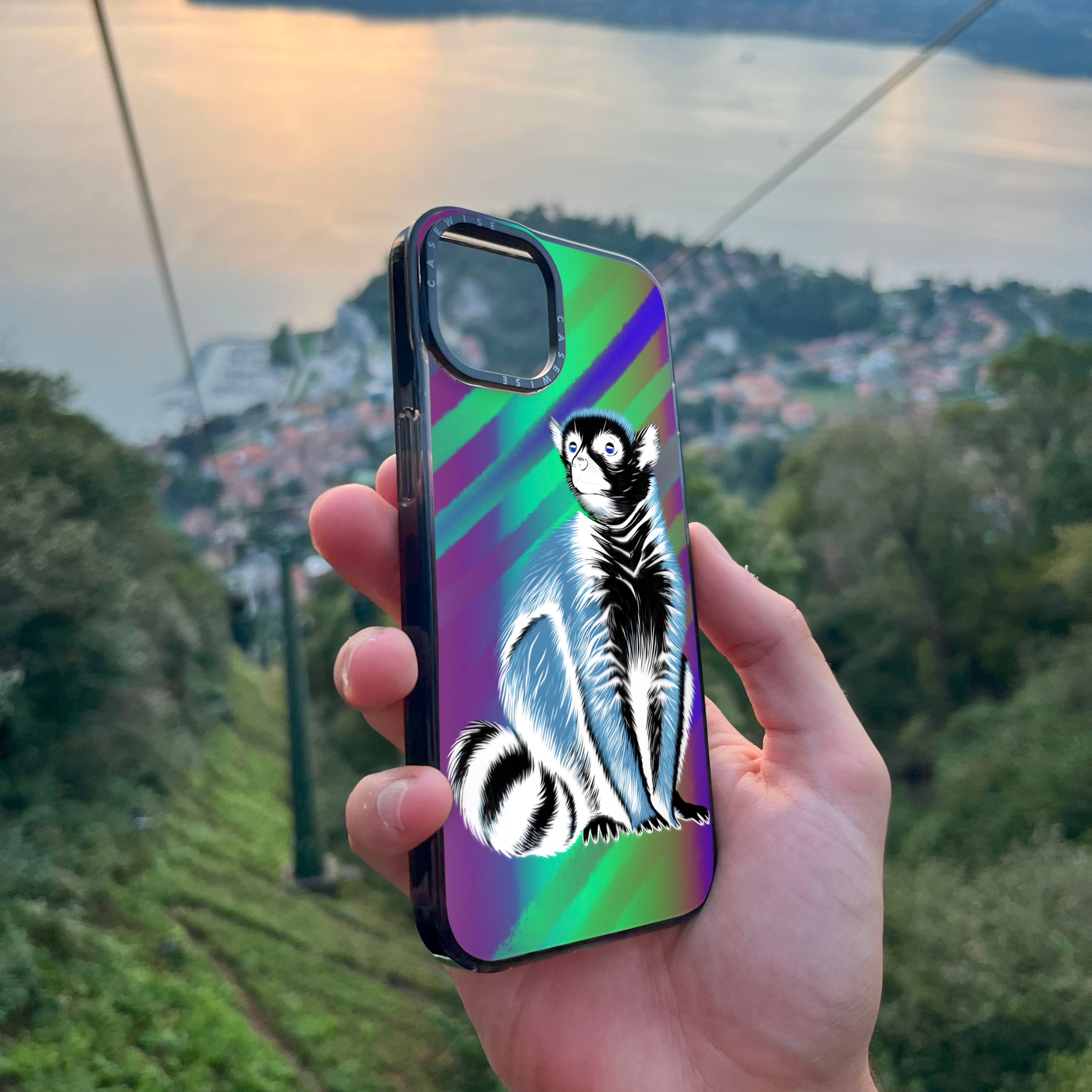 Lemur koroniasty negatyw 2 - Etui