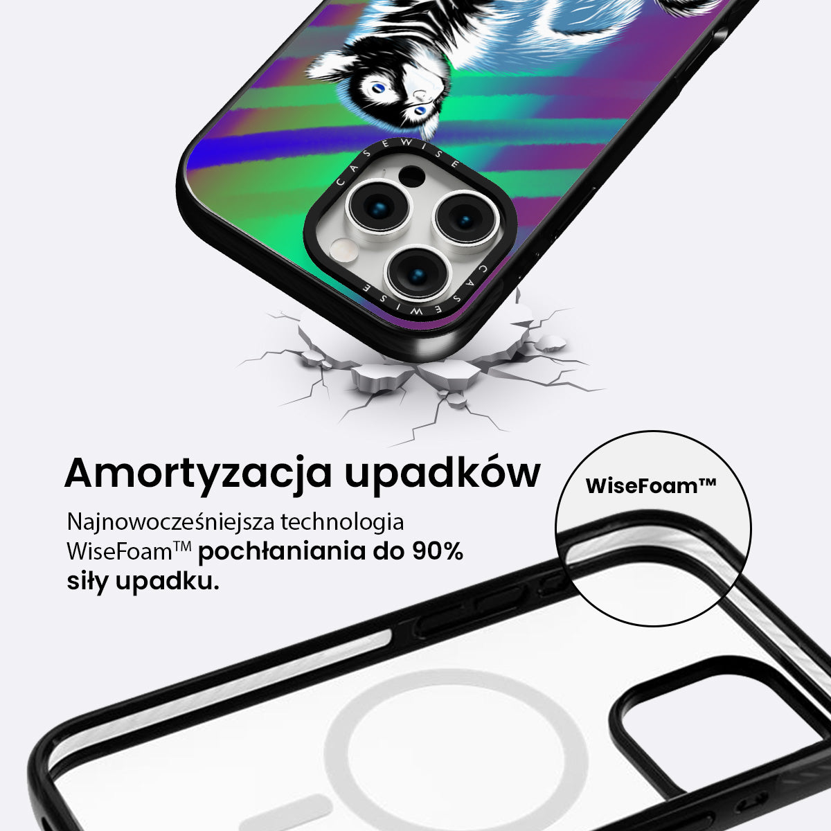 Lemur koroniasty negatyw 2 - Etui